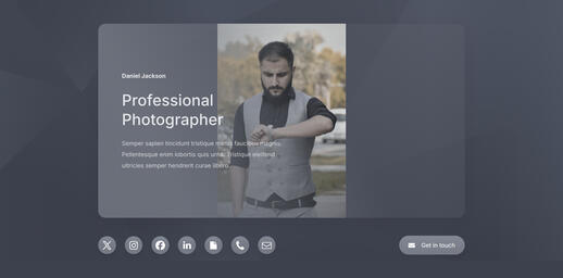 Digital Profile Demo B - DigitPres A clean and modern digital business card for professionals and creatives.